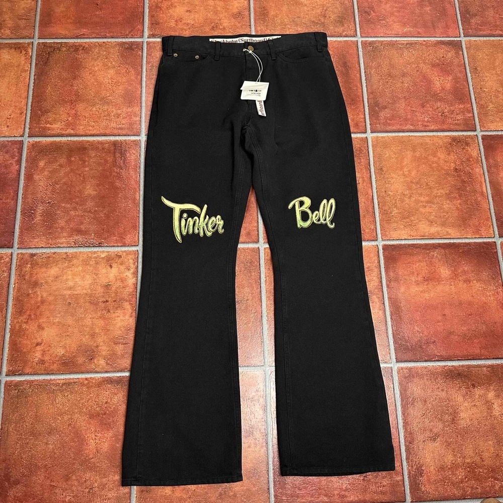 NWT Stockholm Surfboard Club x Disney Tinkerbell Jeans
